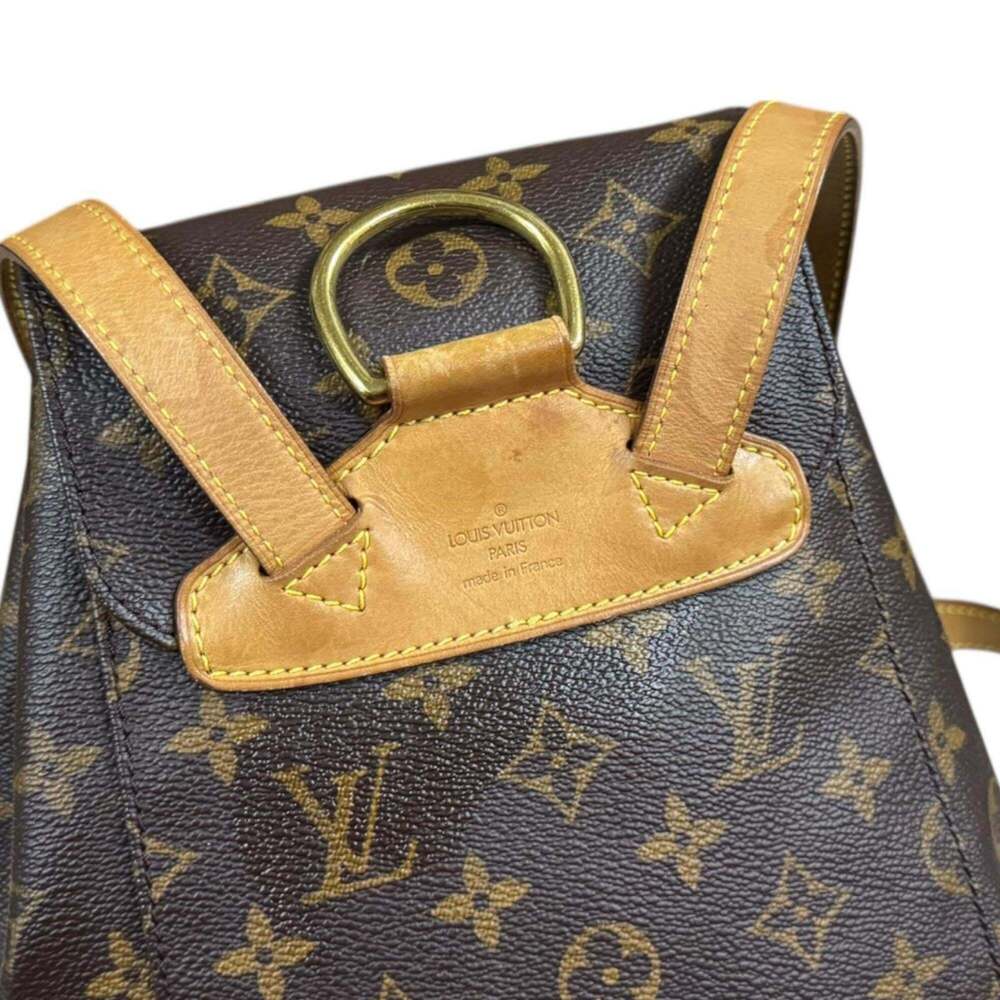 LOUIS VUITTON Authentic Brown Monogram Canvas Backpack - Picture 14 of 16